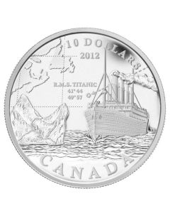 2012 Canada $10 Fine Silver Coin R.M.S. Titanic