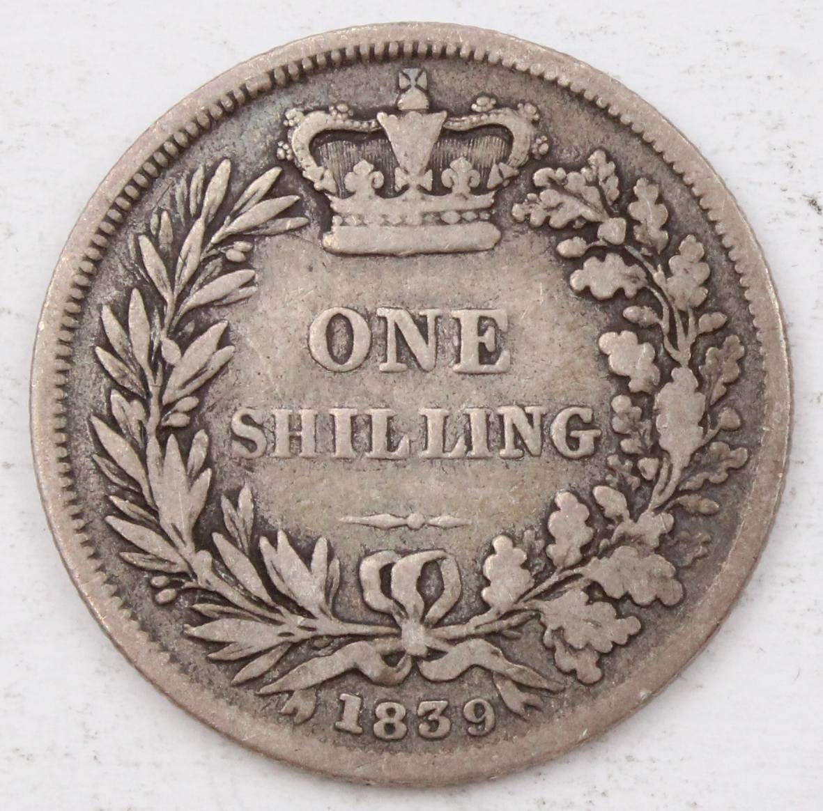 1839 Great Britain Shilling circulated - Professional Dealers of