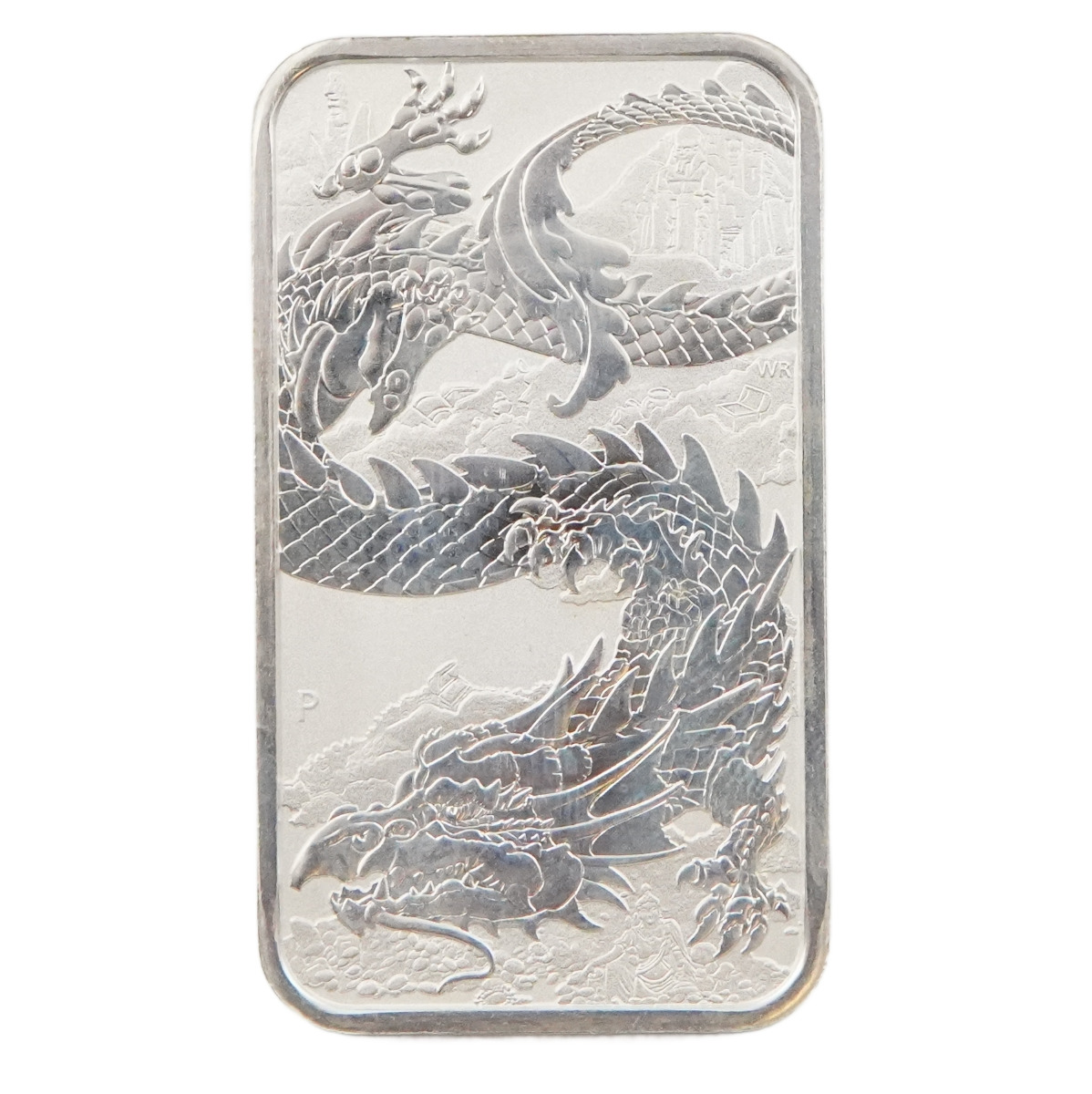 2023 Australia Lunar Dragon 1 Oz Silver Rectangular $1 Bar – Perth