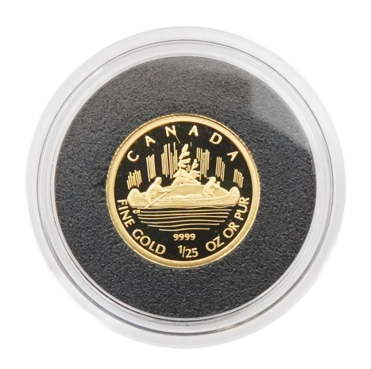 2005 Canada 50c Voyageur Gold Coin .9999 Pure 1/25 oz 70th