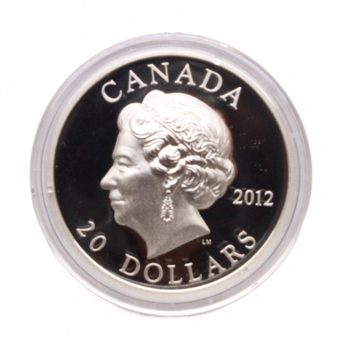 2012 $20 Fine Silver Ultra High Relief Coin – Queen's Diamond