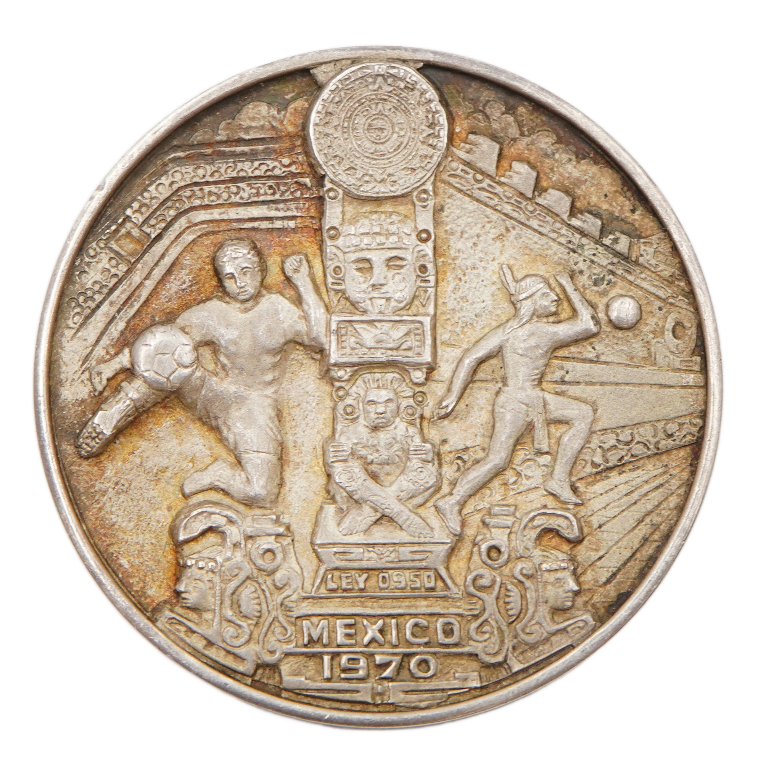 1970 Mexico World Cup .950 Silver Medal 53.68g - Professional