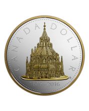 2016 Masters Club Renewed Library of Parliament $1 Silver Dollar 2 oz Proof 