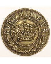Imperial Germany Prussian Military Button GOTT MIT UNS