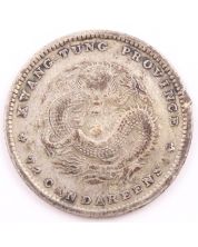 China Kwangtung 10 cents 1890-1908 Y-200 L&M-136 K-29 EF