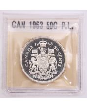 1963 Canada 50 cents Gem Prooflike Cameo