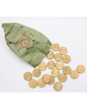 20x Great Britain 3 Pence coins in Bank of Jamaica period package AU/UNC