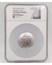 2022 Niue $5 Silver Algorithm Tiger 2oz Coin PF70 Ultra Cameo NGC