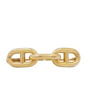 Hermes Paris Vintage Chaine D’Ancre Brooch in 18K Yellow Gold