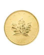 1997 1/10 oz Gold Canadian Maple Leaf Reverse Proof– Family Privy Mark Rare Low Mintage