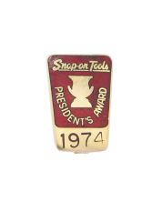 Rare 10K Gold Snap-on Tools President’s Award Pin – 1974 – Solid Gold – Stamped 10K