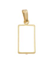 14K Yellow Gold Bezel for 1 Gram Credit Suisse Gold Bar – Brand New, .34g 14K