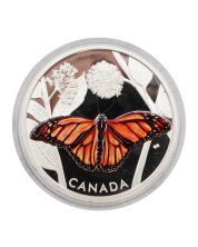 2017 Canada $50 Monarch Migration 3 oz 9999 Fine Silver Proof Coin RCM Butterfly