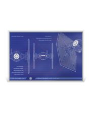 2025 Star Wars TIE Fighter Blueprint 1 oz Silver Foil Collectable Niue Agoro Mint 