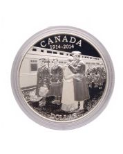 2014 Proof Silver Dollar – 100th Anniversary of the Declaration of the First World War