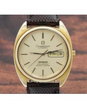Omega Constellation Chronometer 168.0057 Automatic Gold Bezel & Steel Mens Watch