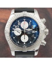 BREITLING Super Avenger Chronograph A13370 Automatic Black Dial Mens Watch