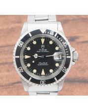 Tudor Submariner Oysterdate 76100 Black 1984 Vintage 40mm Mens Watch