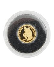2007 The Thinker Benin 1500 Francs “Le Penseur” Rodin – 0.5 g Gold Proof Coin 0.999 Fine