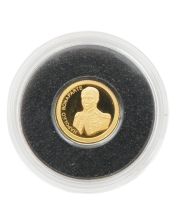 2009 Andorra 1 Diner Napoleon Bonaparte – 0.5 g Gold Proof .999 Fine