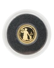 2009 Cook Islands 1 Dollar Artemis – 0.5 g Gold Proof .9999 Fine