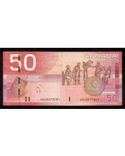 2004 Canada $50 banknote ERROR 4-digit mismatched serial number VF+