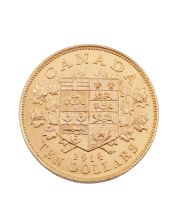 1914 Canada $10 gold coin Choice Uncirculated