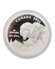 2024 Canada $30 Weather Watch Bison 2 oz Silver Coin Robert Bateman