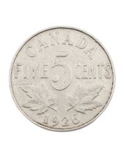 1926 Far-6 Canada 5 cents VG