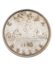 1946 Canada silver dollar EF