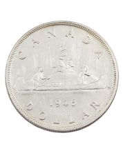 1946 Canada silver dollar EF+