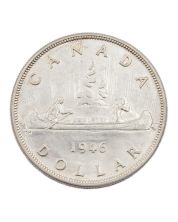 1946 Canada silver dollar EF+
