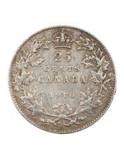 1910 Canada 25 cents VF