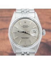 Rolex Datejust (Ref. 1603) – Stainless Steel, Cal. 1570 Automatic, Pie Pan Silver Dial