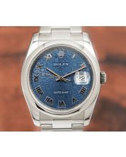 Rolex Datejust 116200 Stainless Steel Blue Jubilee Dial Automatic Mens Watch