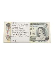100 x Canada 1973 $1 dollar consecutive Lawson Bouey AC7405701-800 AU-UNC++