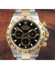 Rolex Cosmograph Daytona 116503 Black Dial Gold & Stainless Automatic Mens Watch