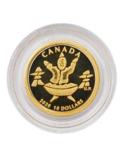 2020 RCM $10 Pure Gold Coin An Inuk and a Qulliq 99.99% Fine Gold