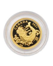 2021 Canada $8 Good Fortune Gold Dragon Coin - Royal Canadian Mint