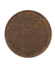1894 Canada Large Cent Coin a/EF