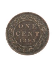 1895 Canada Large Cent VF Very Fine One Cent Coin