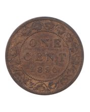 1890H Canada Large Cent Coin Fine Condition