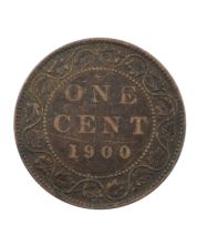 1900 Canada Large Cent VF Victoria One Cent Coin