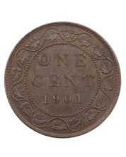 1900H Canada Large Cent AU - Victoria One Cent Coin