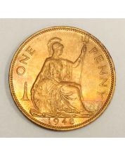 Great Britain 1948 Penny Choice MS63RB