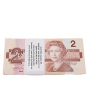 50 x 1986 Canada $2.00 notes Thiessen Crow EGR0919900-49 UNCIRCULATED