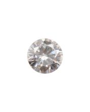 0.88ct brilliant cut synthetic Moissanite 6.52/6.53/3.66mm SI H/I