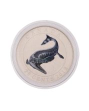 2013 25-Cent Coloured Coin – Tylosaurus pembinensis