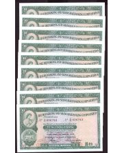 9x 1983 Hong Kong HSBC $10 banknotes Choice UNC63 or better