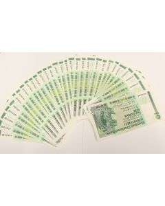 30x Hong Kong Standard Chartered Bank $10 banknotes 